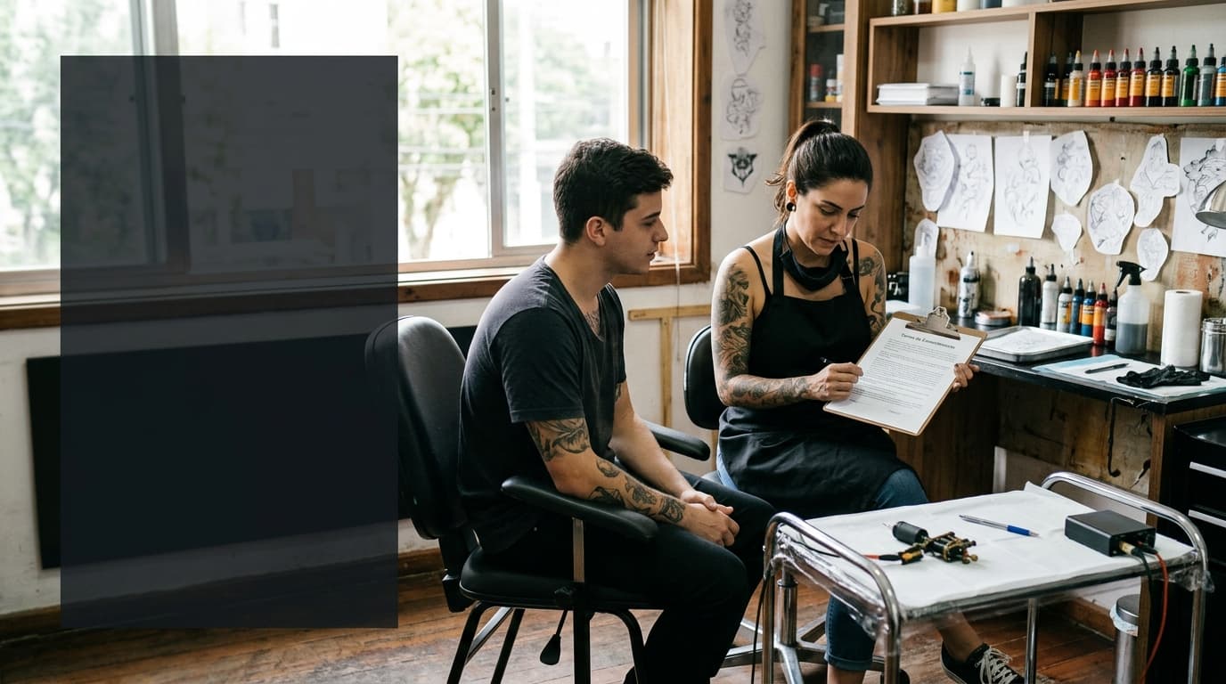 Autorização de uso de imagem tatuagem: termo ≠ foto