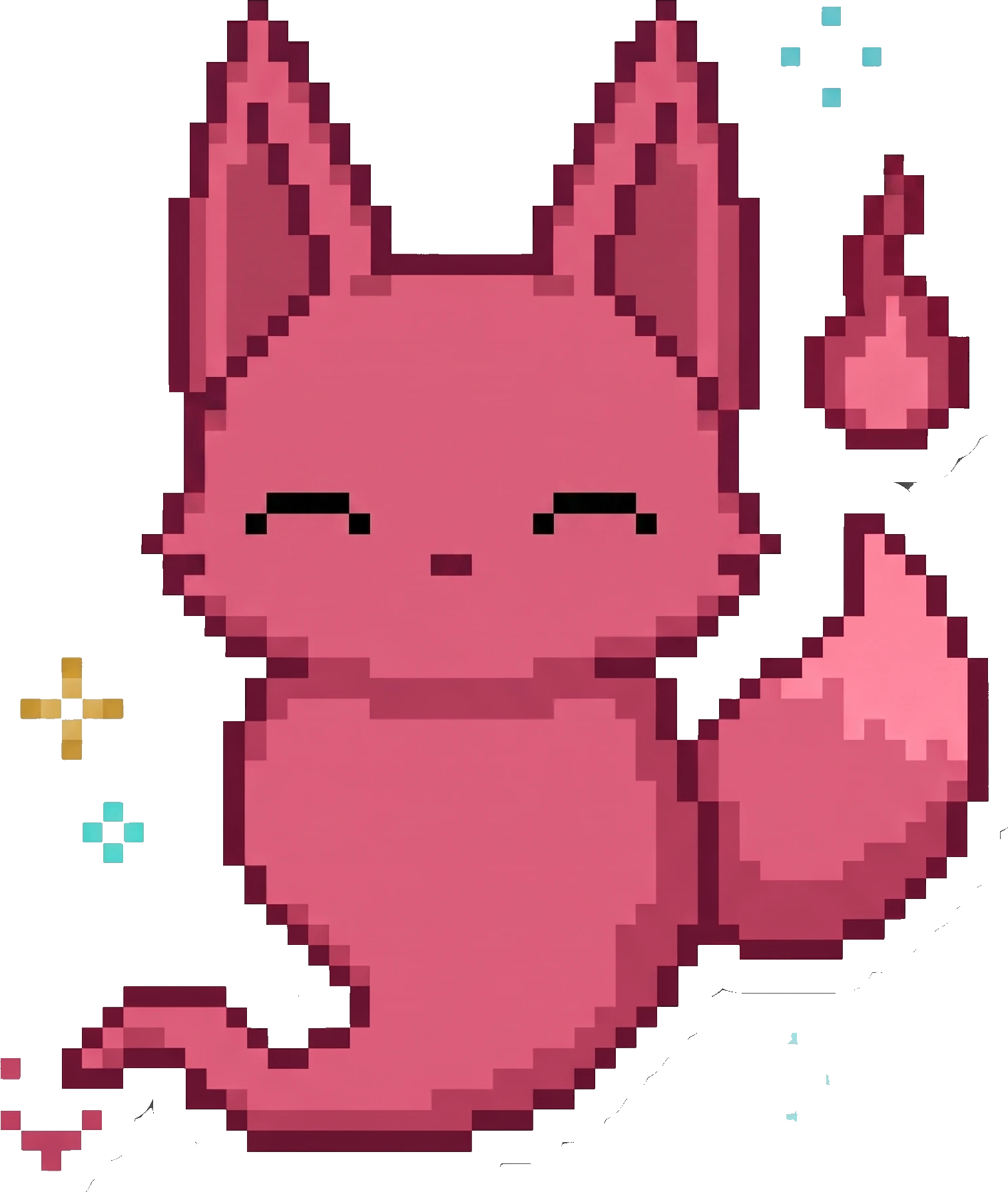 Kitsu, happy